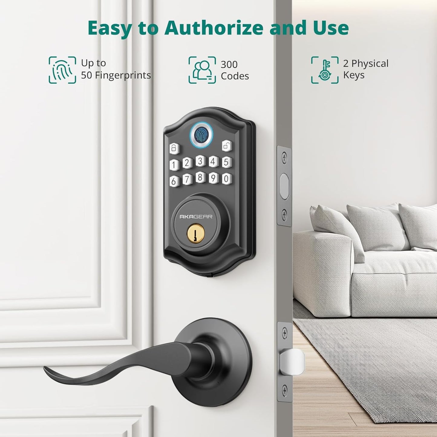 AkaGear DS10 Door Lever Set