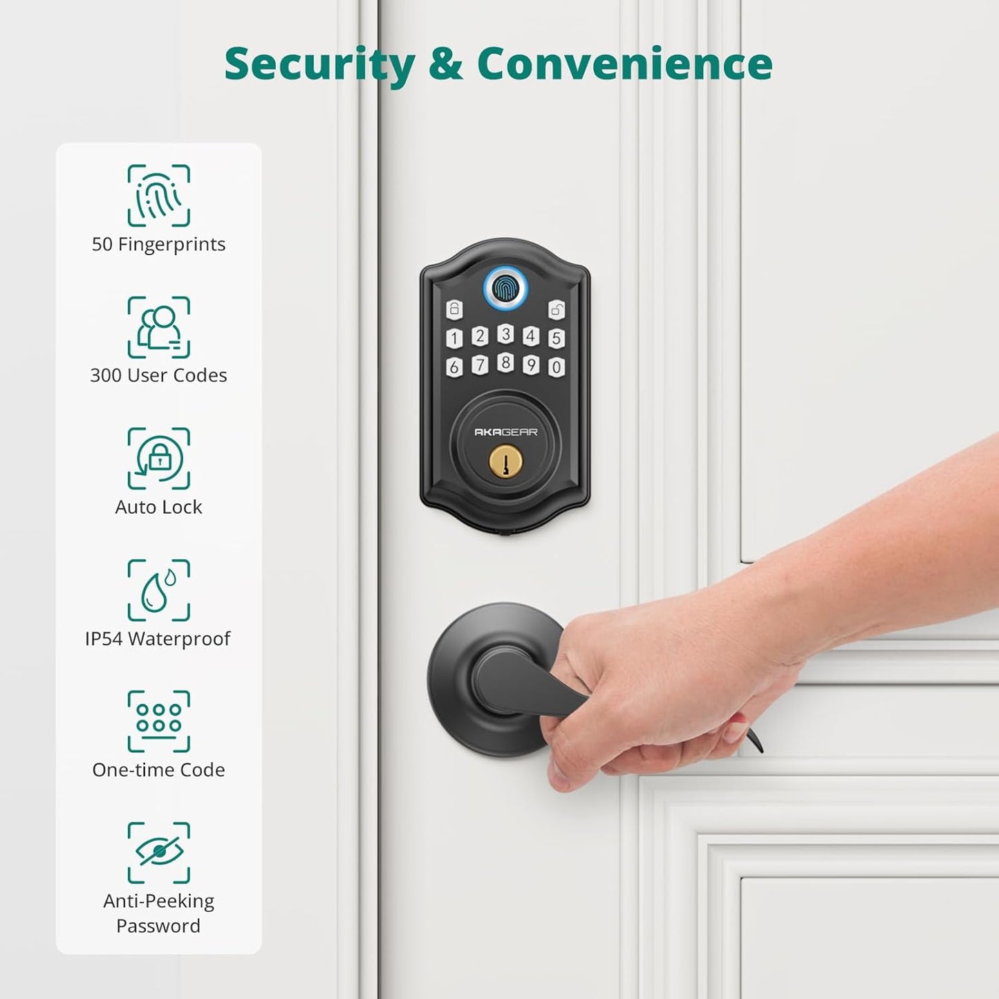 AkaGear DS10 Door Lever Set
