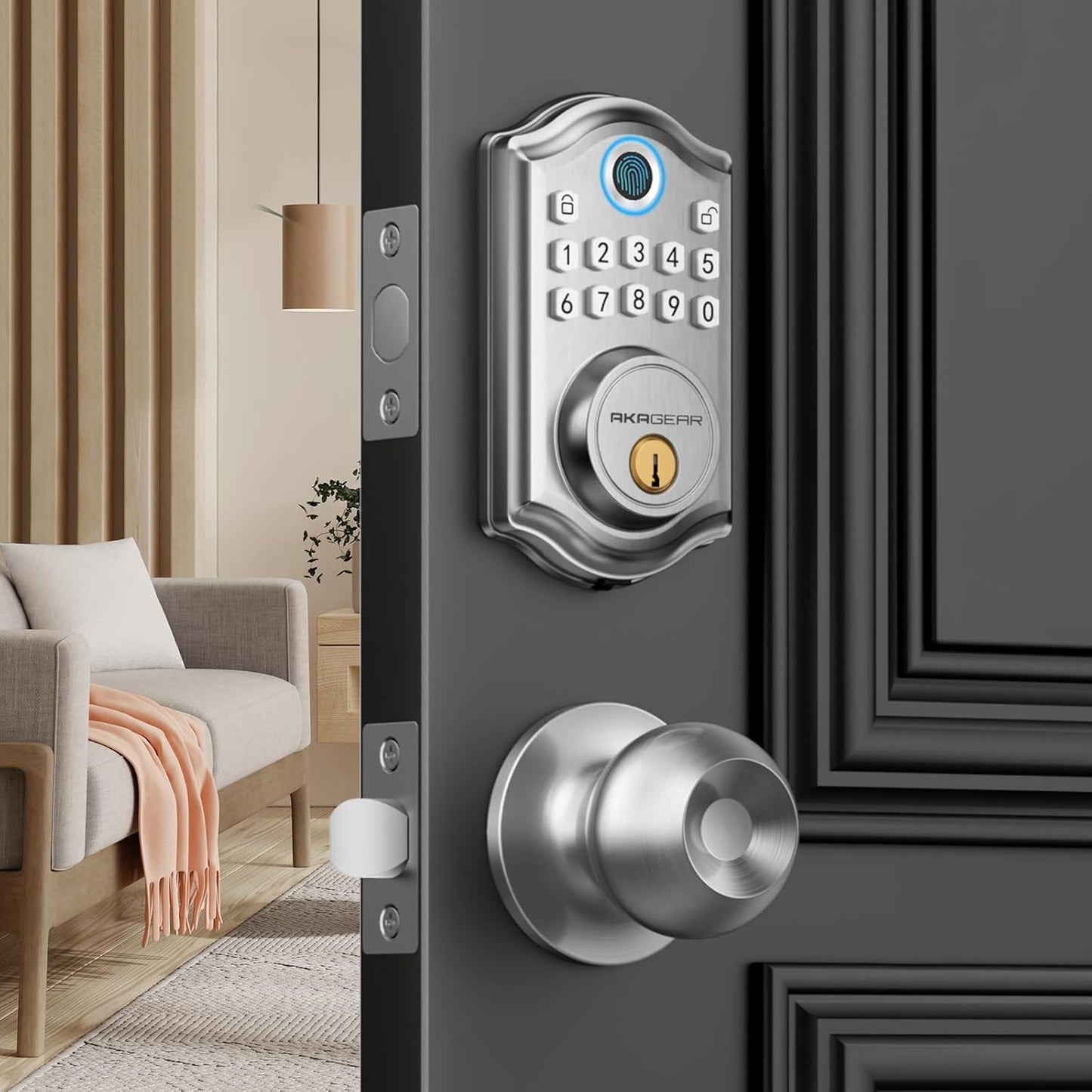 AkaGear DS10 Door Knob Set