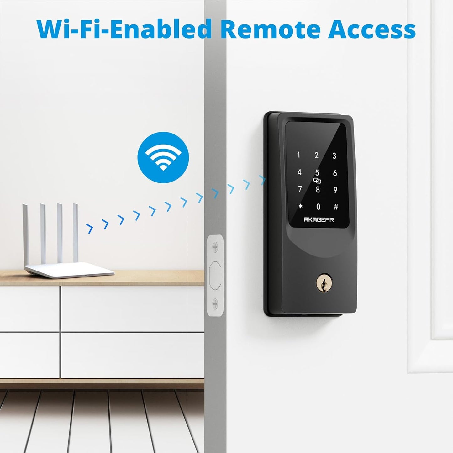 AKAGEAR T02 Mini WiFi Smart Lock