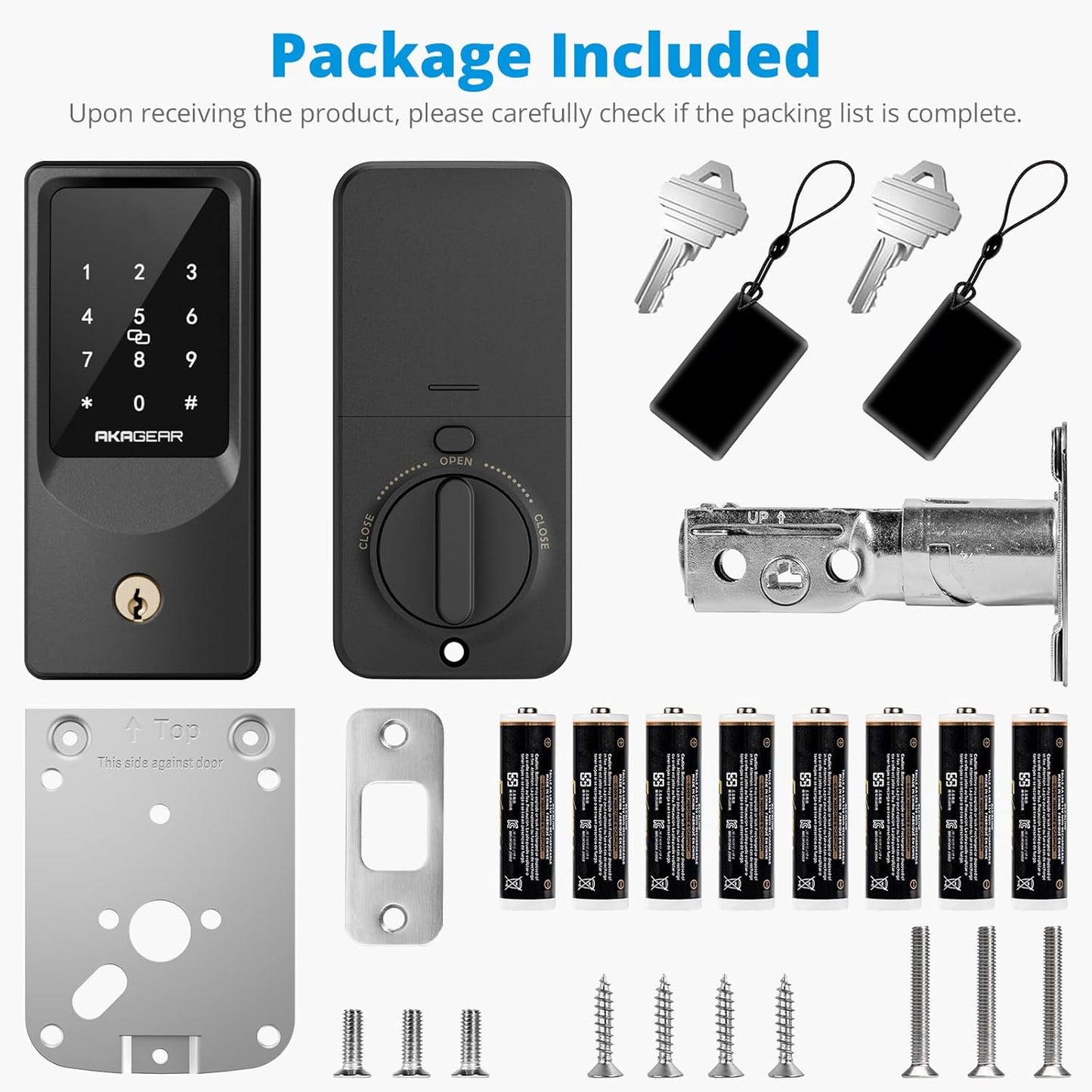 AKAGEAR T02 Mini WiFi Smart Lock