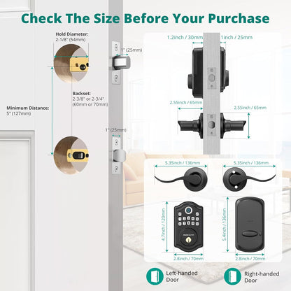 AkaGear DS10  Door Lever Set