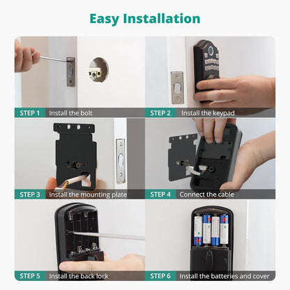 AkaGear DS10 Fingerprint Door Lock